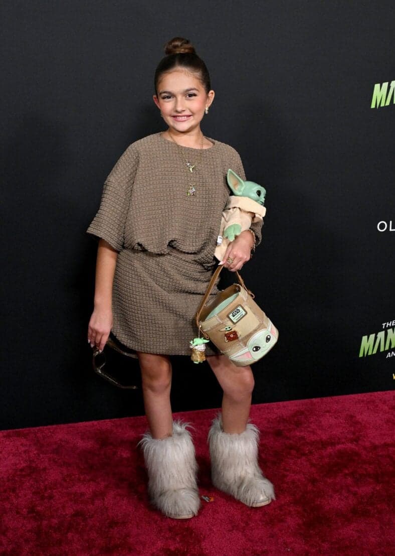 Taylen Biggs at Star Wars: The Mandalorian and Grogu World Premiere