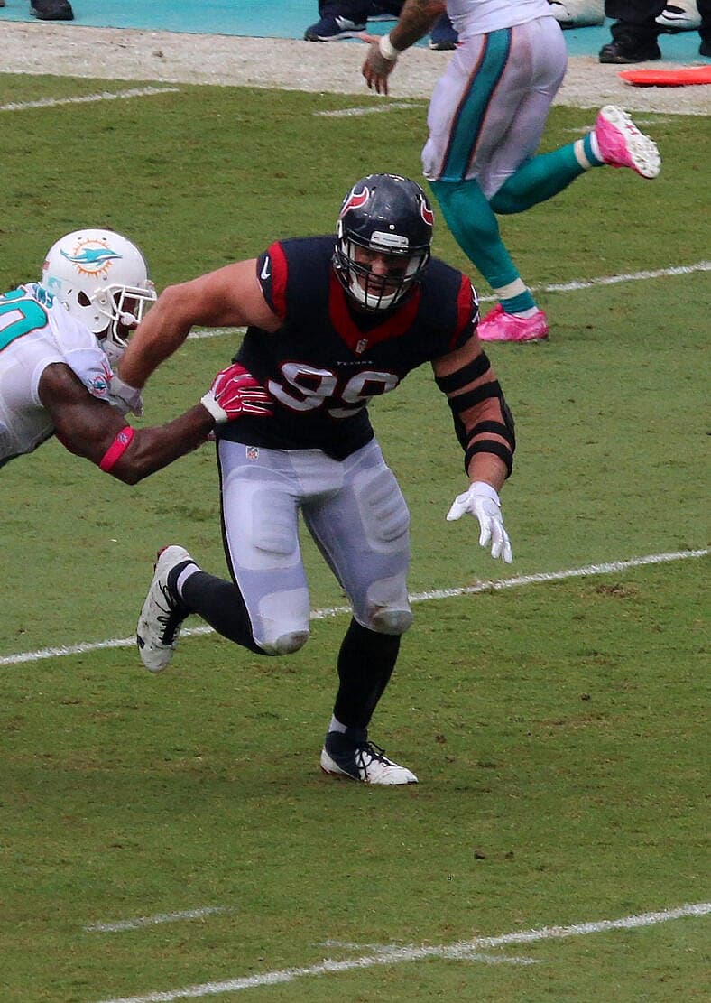 The Houston Texans have released star defensive end J.J. Watt, granting his request.