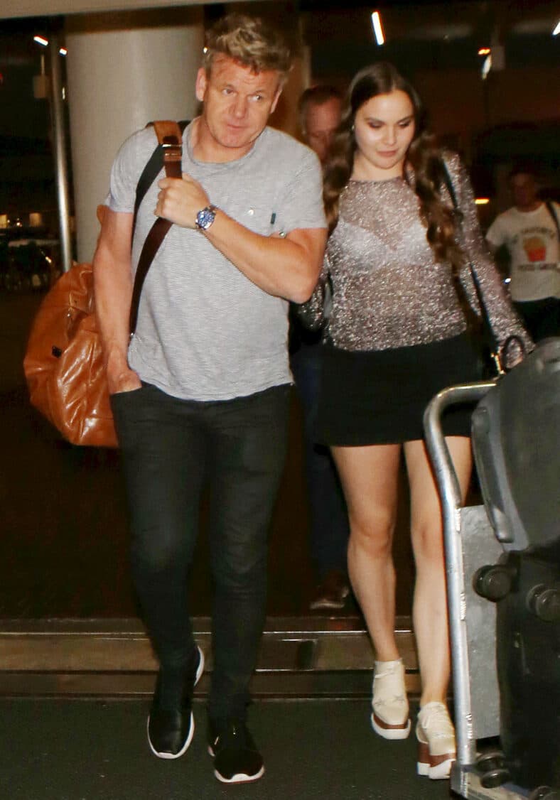 Gordon Ramsay walks hand-in-hand with daughter Holly