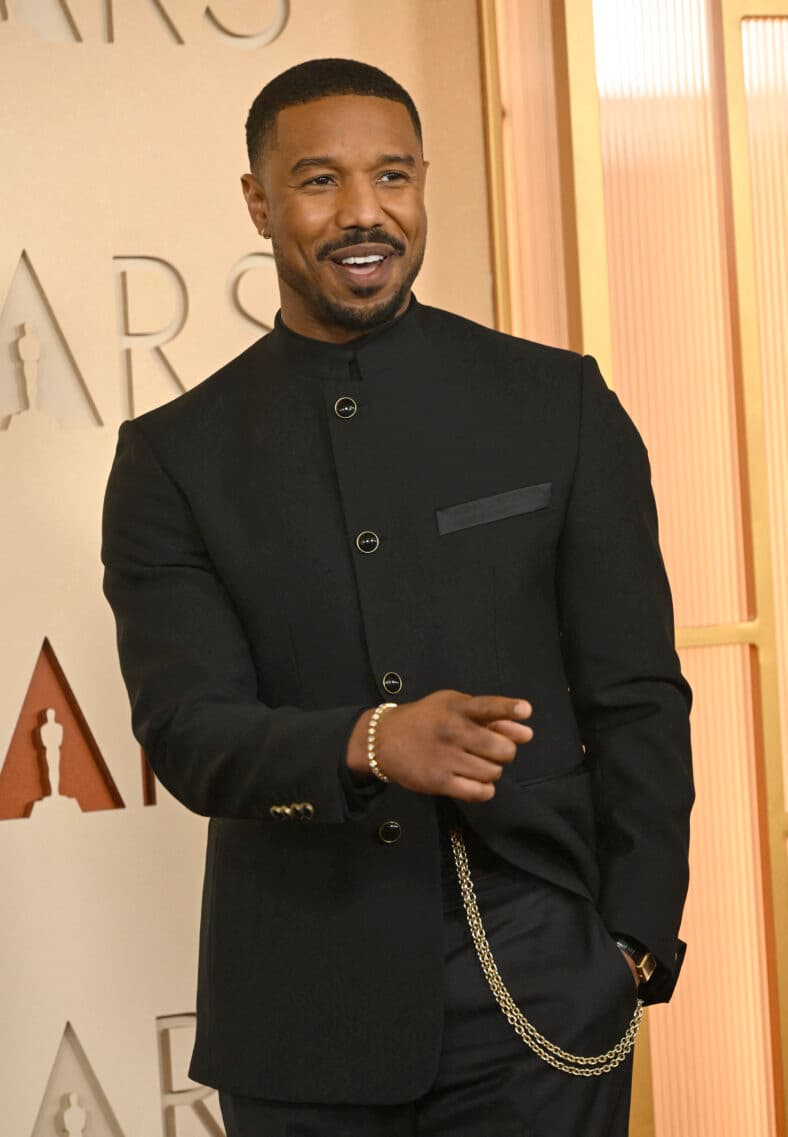 Michael B Jordan on the red carpet