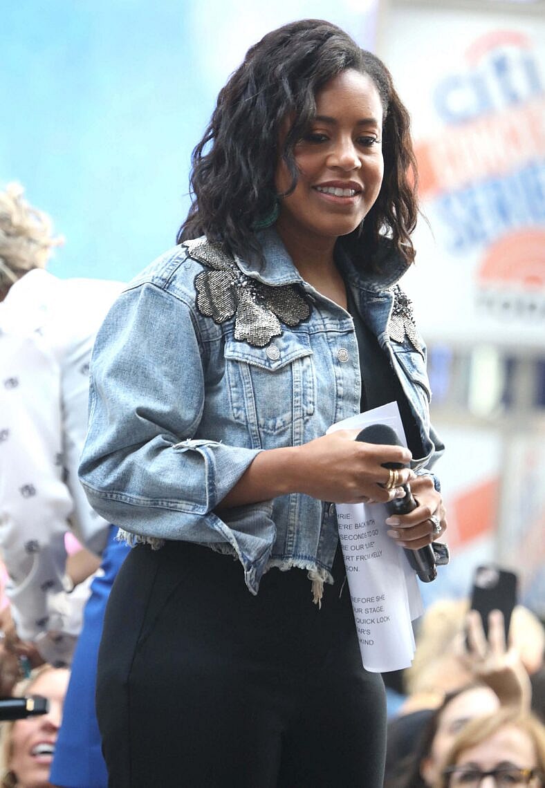 Sheinelle Jones present as Kelly Clarkson Performs on Today - Sept 2023