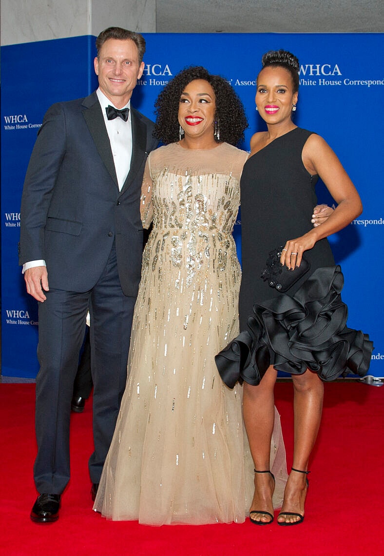 Tony Goldwyn, Shonda Rhimes and Kerry Washington