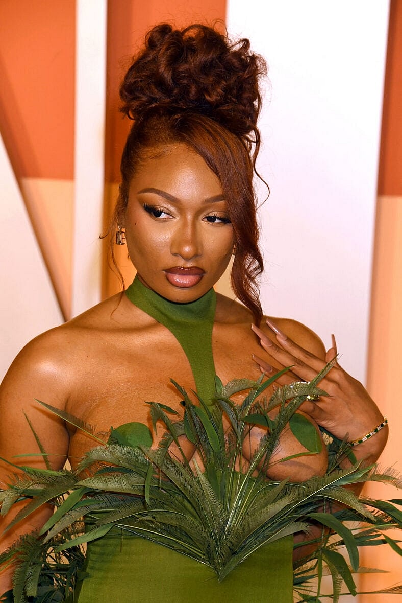 Megan Thee Stallion at 2025 Vanity Fair Oscar Party Hosted By Radhika Jones 
