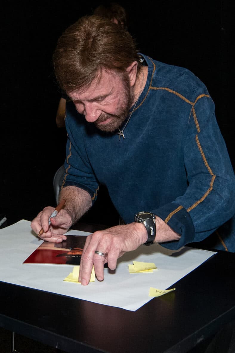 Chuck Norris at Supernova in Sydney