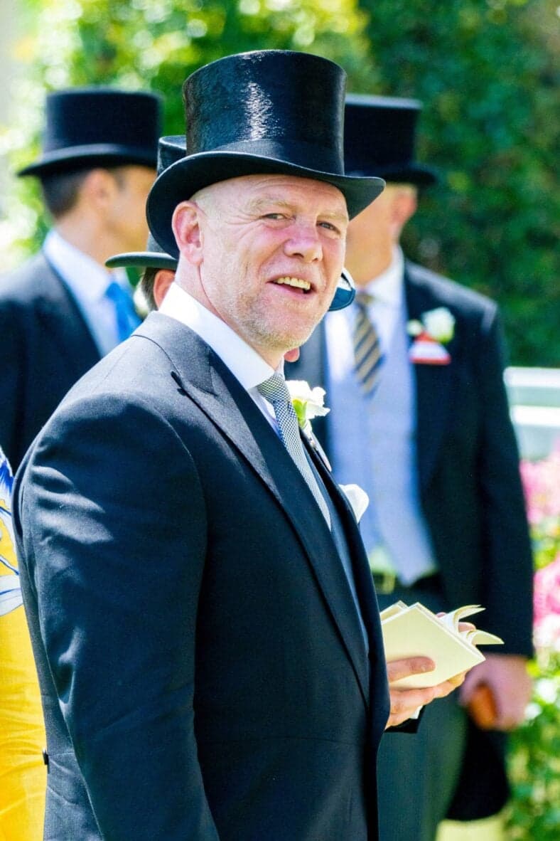 Mike Tindall at the Ascot Racecourse