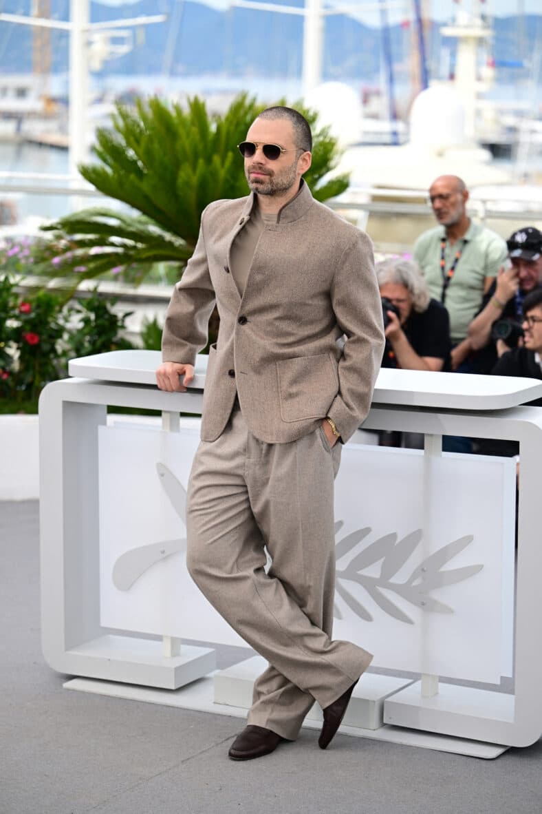 Sebastian Stan posing