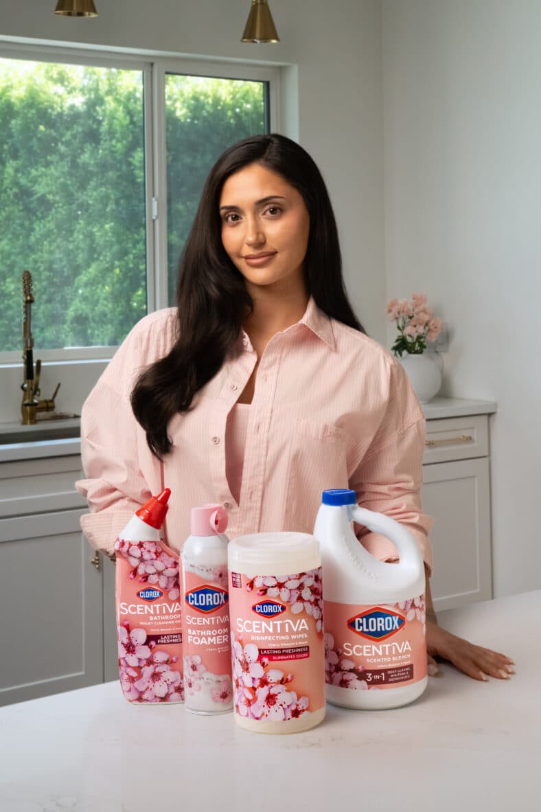 Leah Kateb x Clorox. 