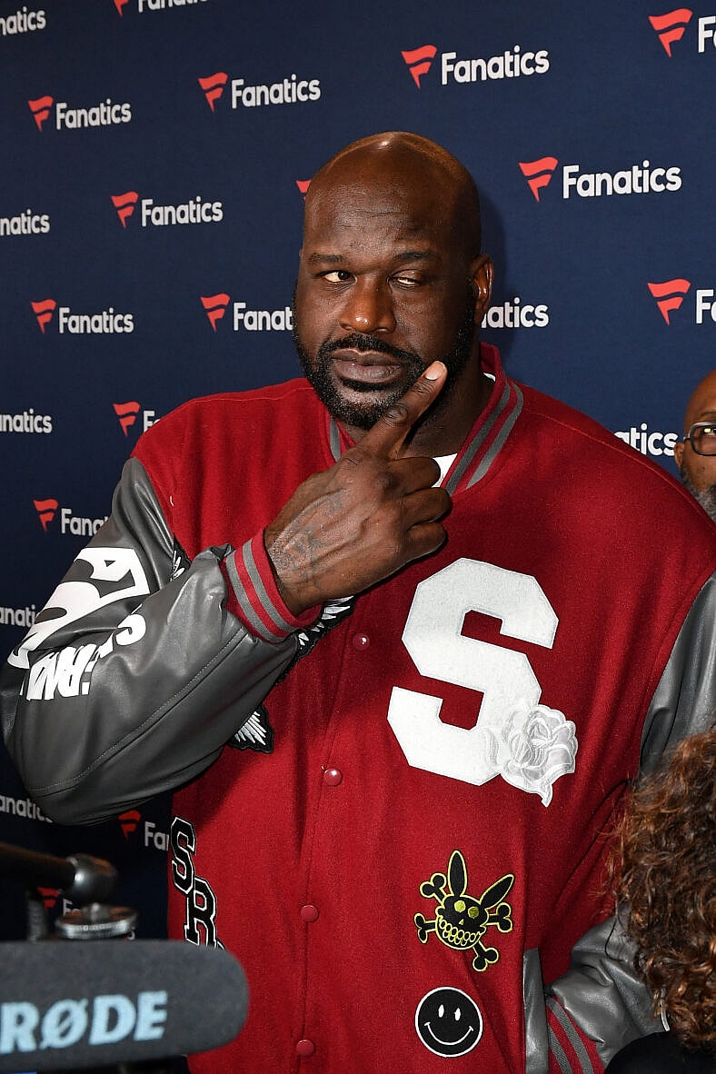 Shaquille O'Neal at Michael Rubin's Fanatics Super Bowl Party