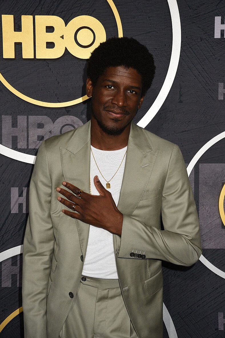 Labrinth on the red carpet