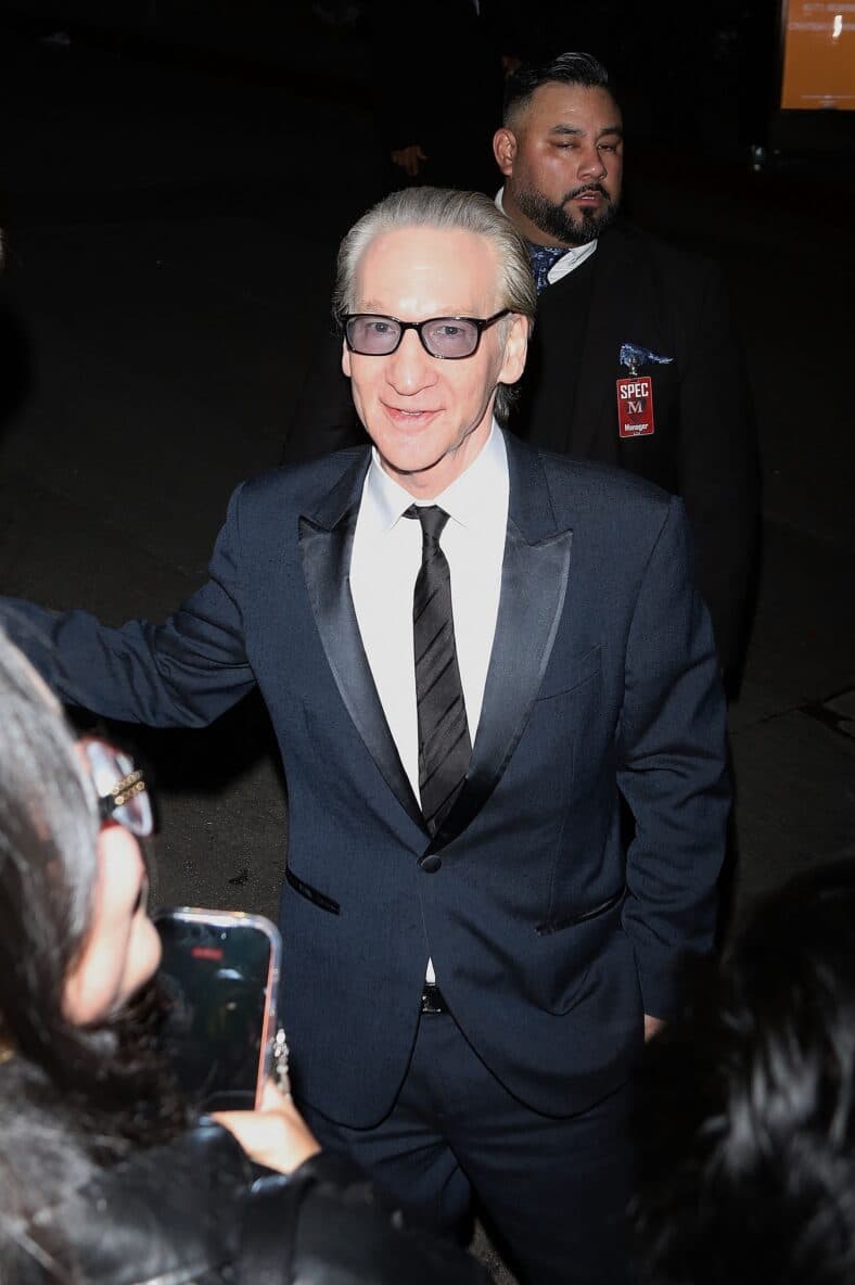 Bill Maher attends a Golden Globe party