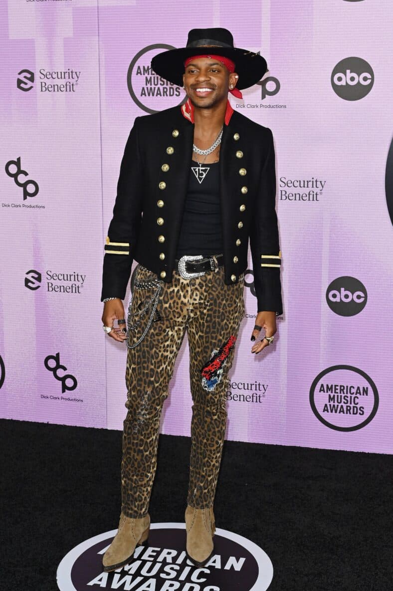 Jimmie Allen at 2022 American Music Awards in Los Angeles