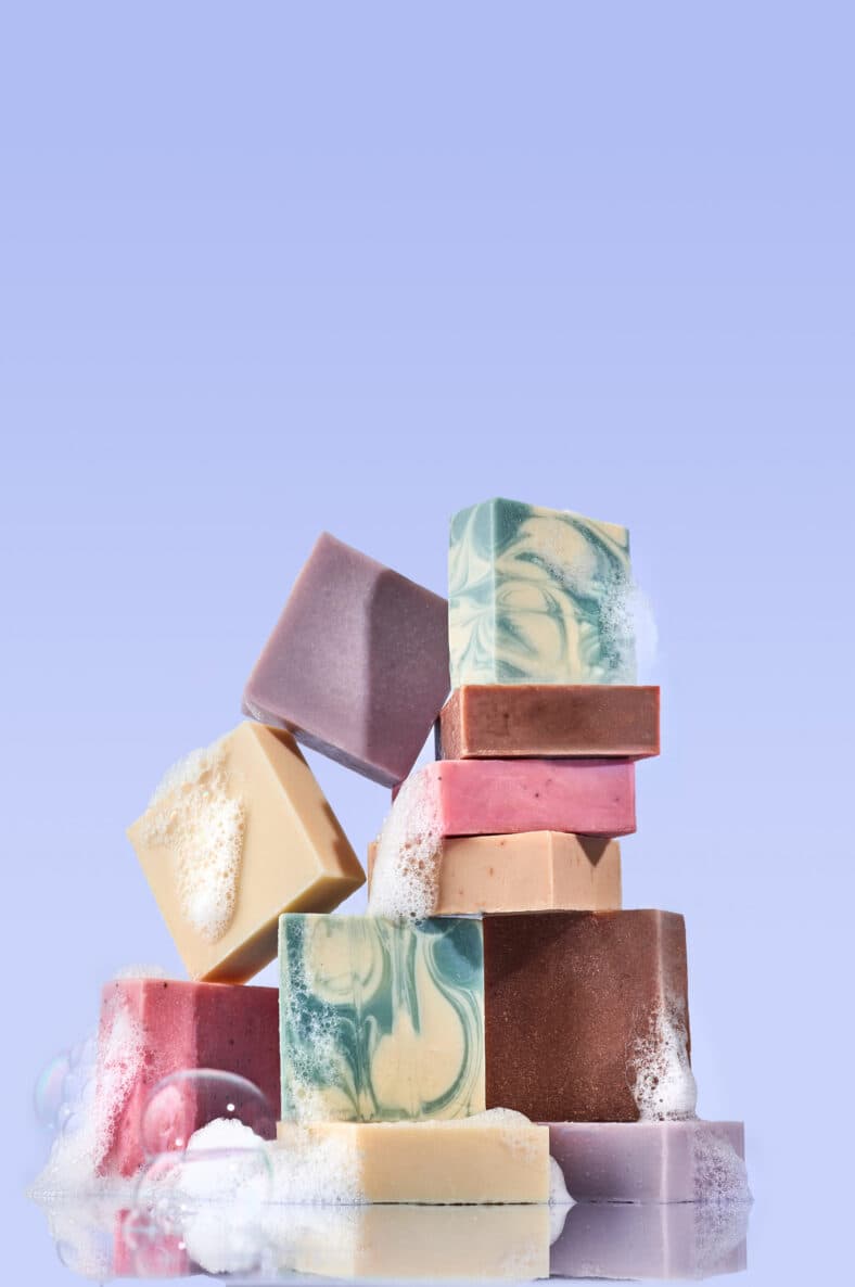 Jukebox by Dr. Squatch soap bars stacked