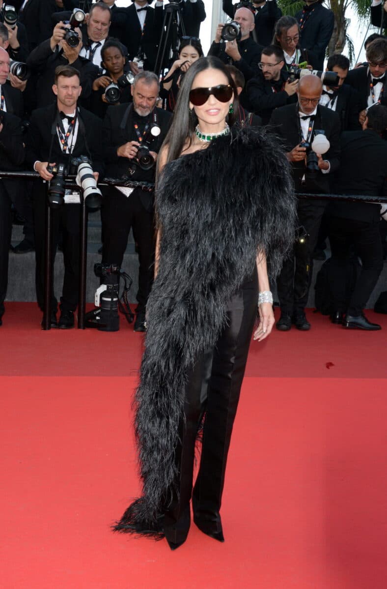 Demi Moore no tapete vermelho