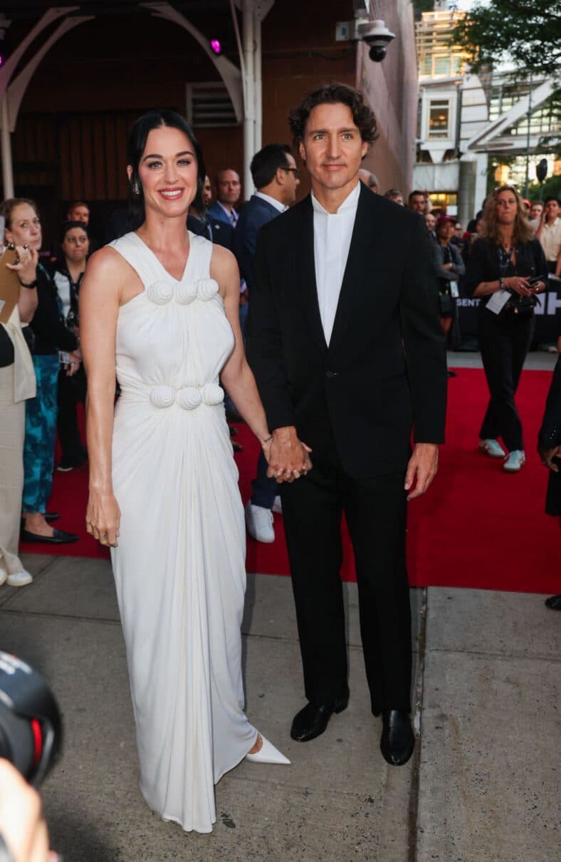 Katy Perry and her boyfriend Justin Trudeau