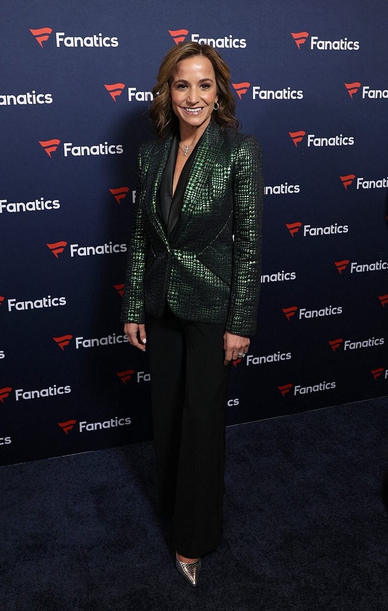 Dianna Russini at Michael Rubins Fanatics Super Bowl Party