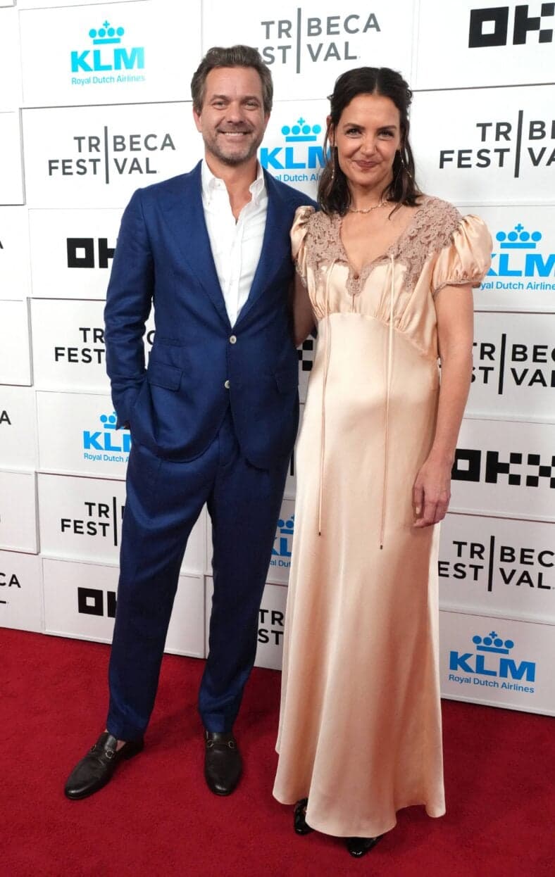 JOSHUA JACKSON and KATIE HOLMES attend the ‘Happy Hours’ World Premiere at the Tribeca Festival 2026,.BMCC, NYC.June 6, 2026.Photo by . Happy Hours World Premiere at the Tribeca Festival 2026.BMCC, NYC.June 6, 2026.