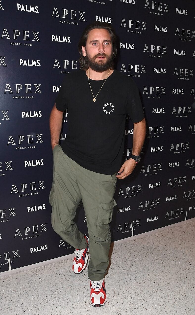 Scott Disick arrives at Apex inside the Palms Casino Resort