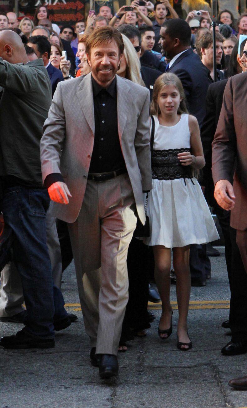 Chuck Norris walking