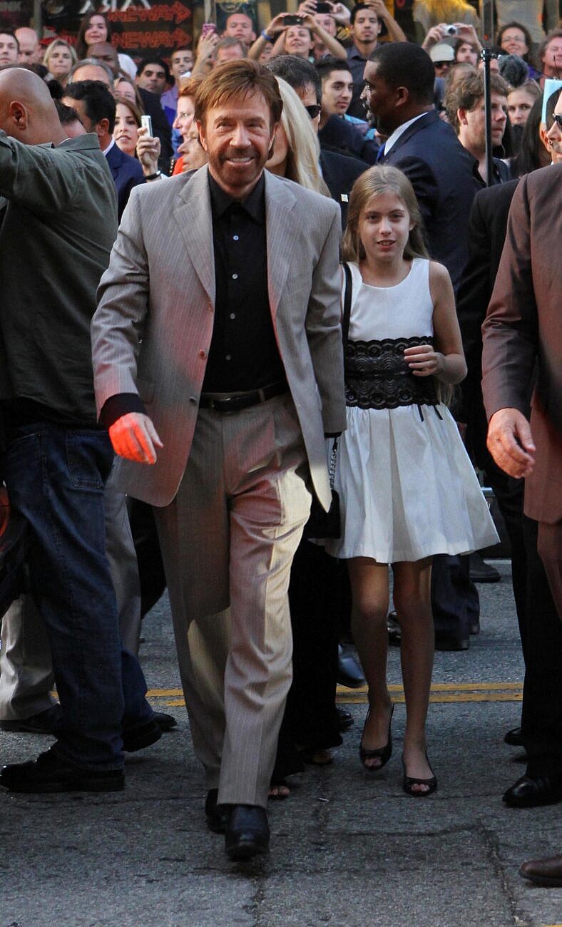 Chuck Norris walking