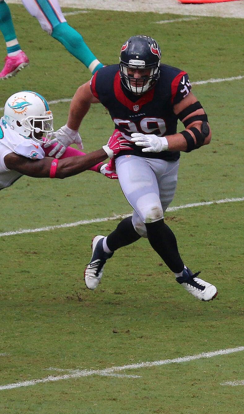 The Houston Texans have released star defensive end J.J. Watt, granting his request.