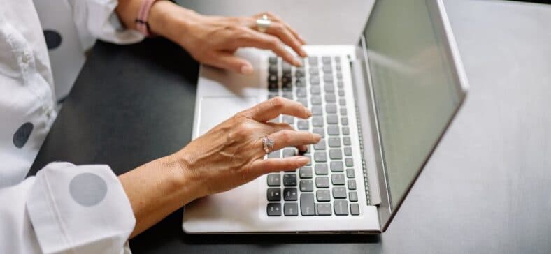 Woman on laptop