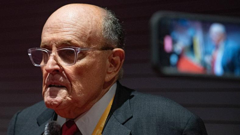 Rudy Giuliani at The Republican National Convention Kicks off in Milwaukee