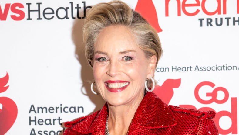 Sharon Stone at the American Heart Association's Go Red for Women Red Dress Collection Concert in New York, USA