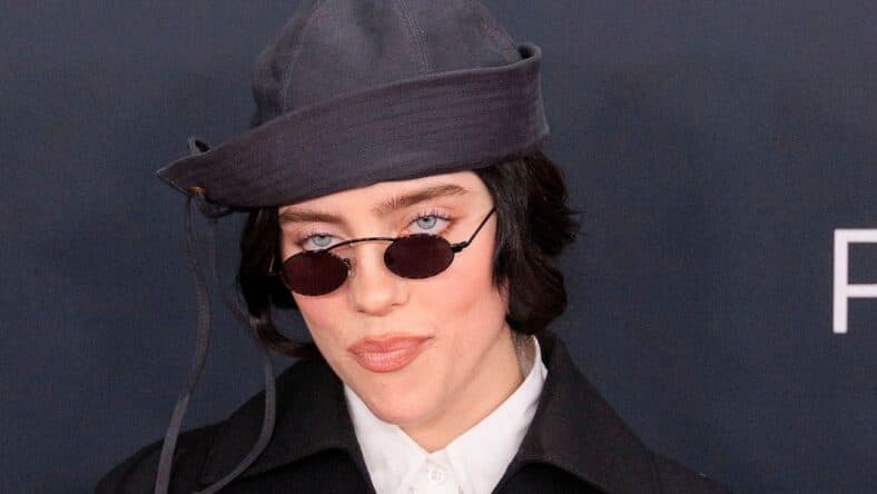 Billie Eilish on the red carpet