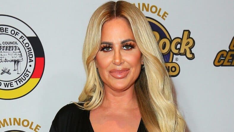 Kim Zolciak and Kroy Biermann attend the Grand Celebration event at Seminole Hard Rock Hotel & Casino Tampa