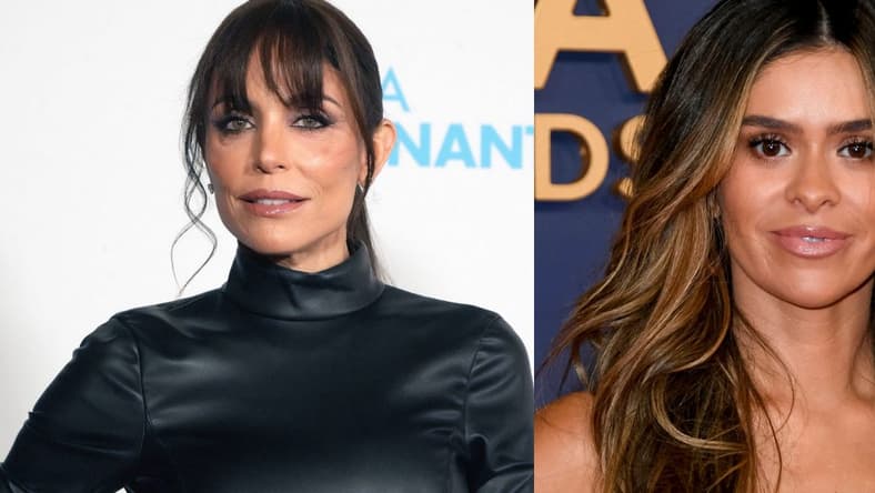 Photo collage of Bethenny Frankel and Taylor Frankie Paul.