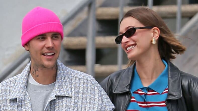 Hailey Bieber and Justin are seen on Melrose after having lunch