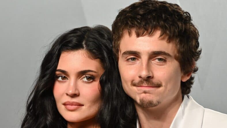 Timothee Chalamet and Kylie Jenner at the Vanity Fair Oscar Party 2026