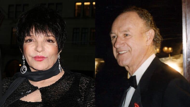 Liza Minnelli and Gene Hackman photo collage