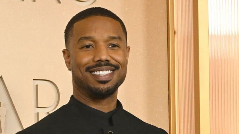 Michael B Jordan on the red carpet