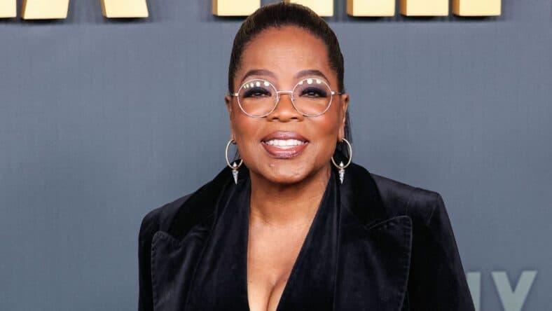 Oprah Winfrey on the red carpet