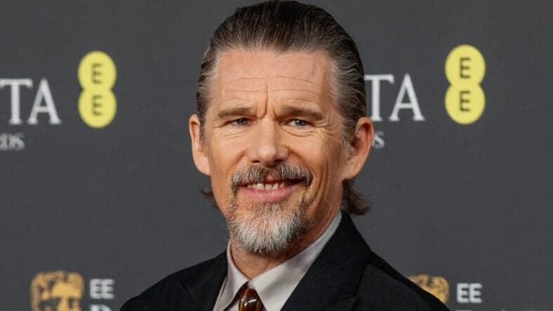 Ethan Hawke at the EE BAFTA Film Awards 2026 Held At Royal Festival Hall - Arrivals In London, UK
