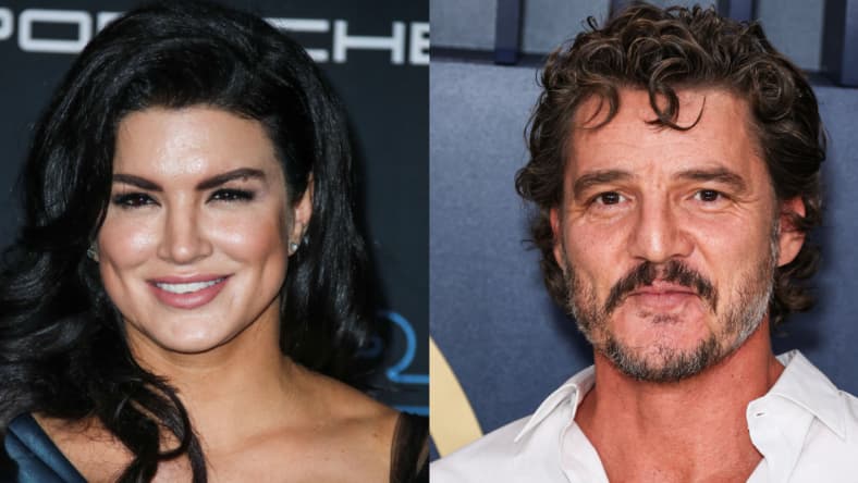 Gina Carano and Pedro Pascal