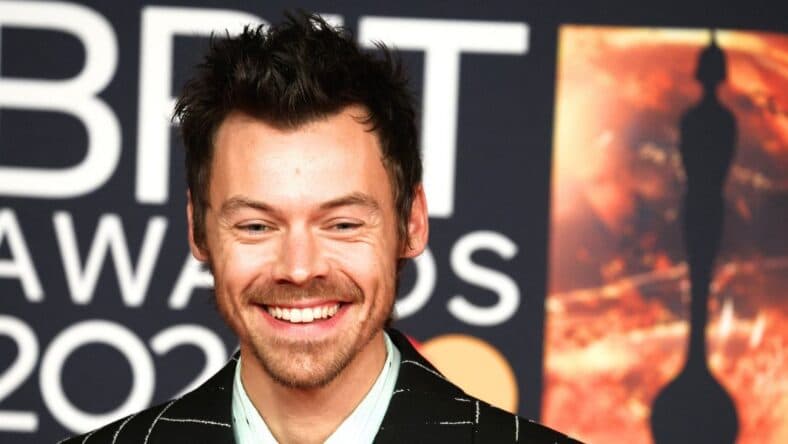 Harry Styles smiling