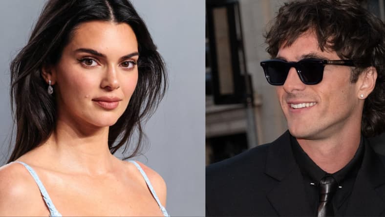 Kendall Jenner and Jacob Elordi Collage