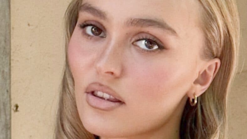 Lily-Rose Depp close up