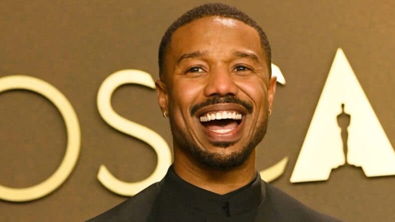 Micheal B. Jordan laughing