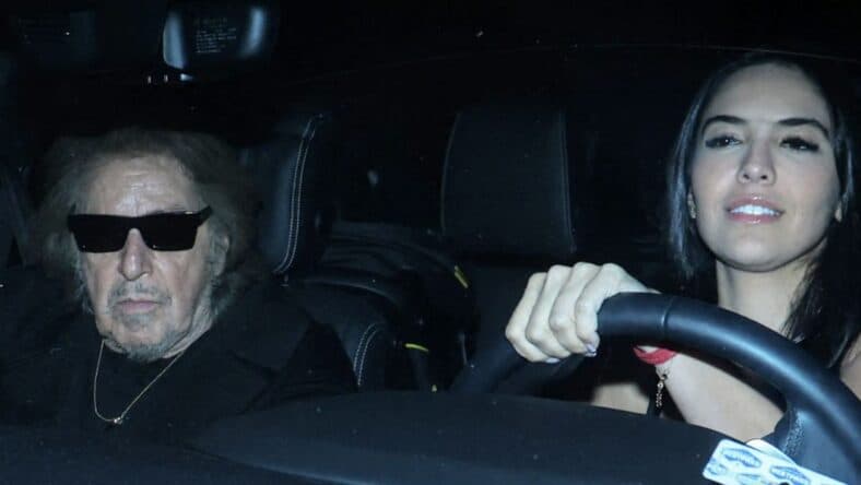Al Pacino and Noor Alfallah on date night at the Chateau Marmont