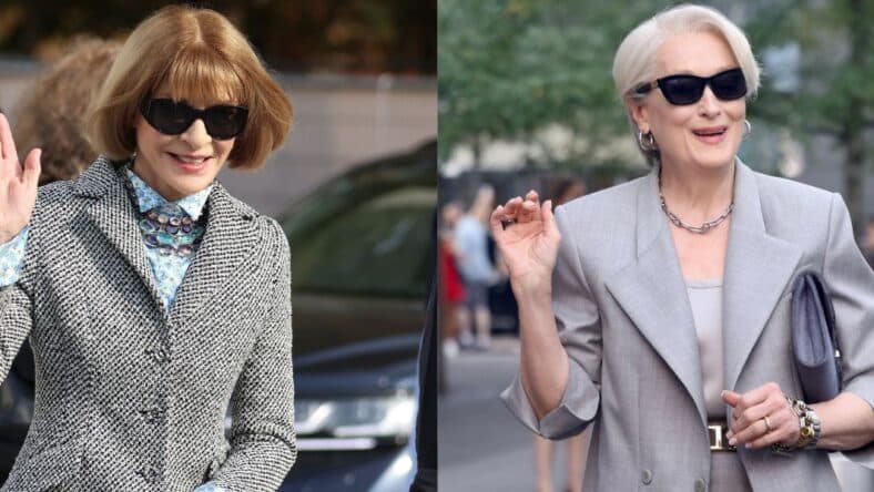 Anna Wintour and Meryl Streep