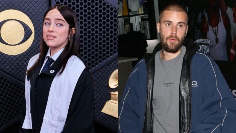 Billie Eilish and Justin Bieber