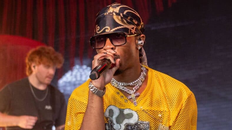 D4vd performing at Coachella 2025