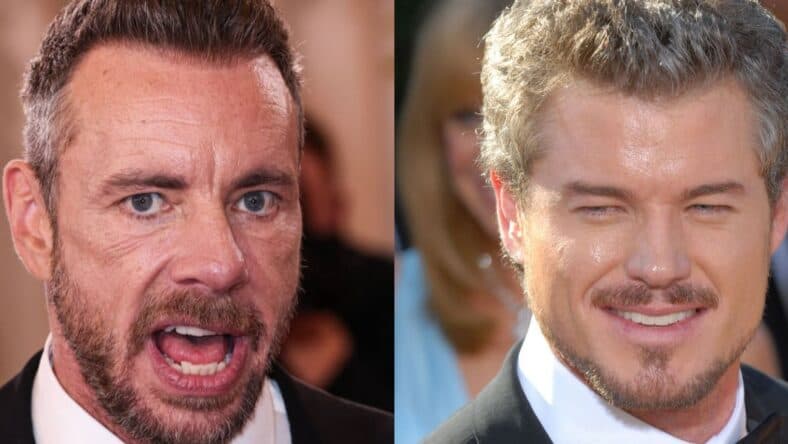 Photo collage of Eric Dane and Dax Shepard.