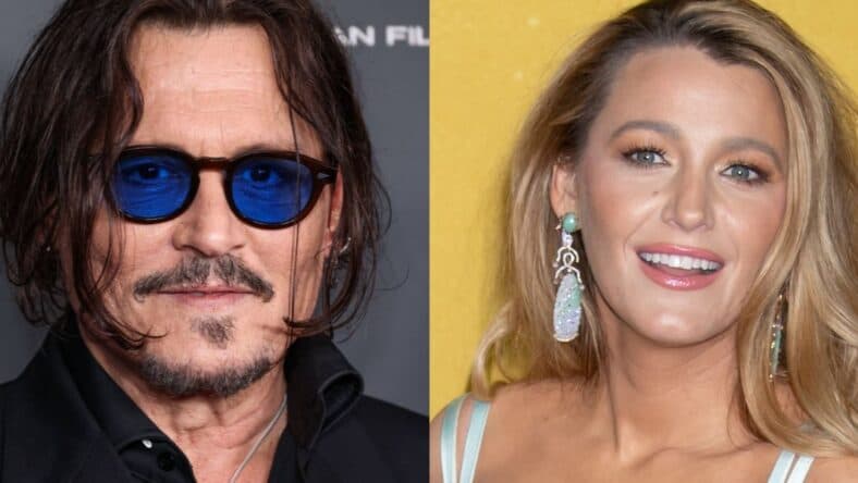 Johnny Depp (left) Blake Lively (right)