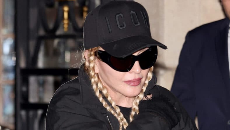 Madonna seen in Paris