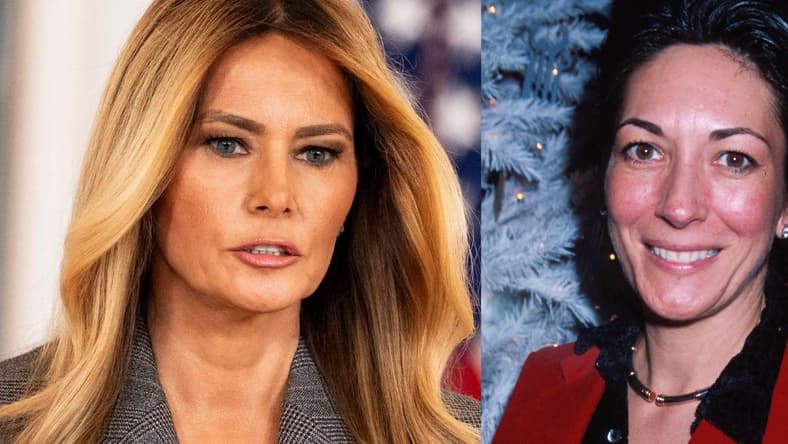 Melania Trump and Ghislaine Maxwell