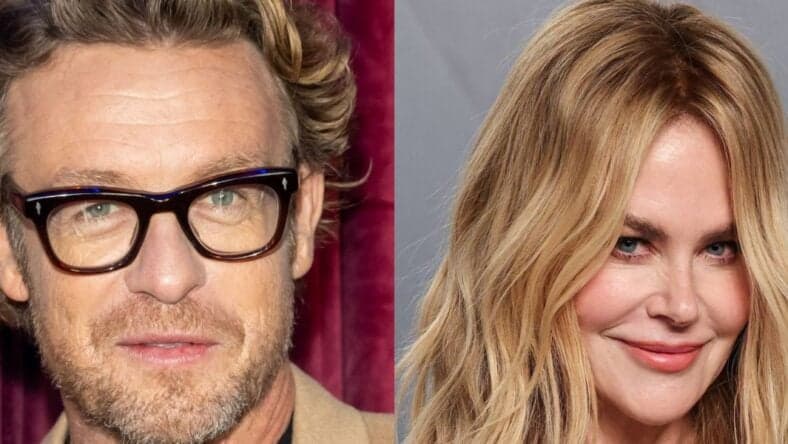 Simon Baker (left) Nicole Kidman (right)